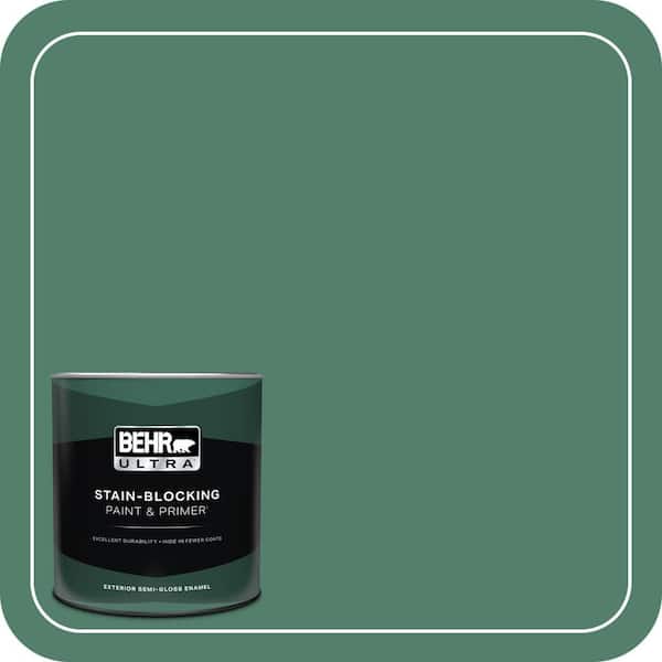 BEHR ULTRA 1 qt. #M430-6 Park Bench Semi-Gloss Enamel Exterior Paint & Primer