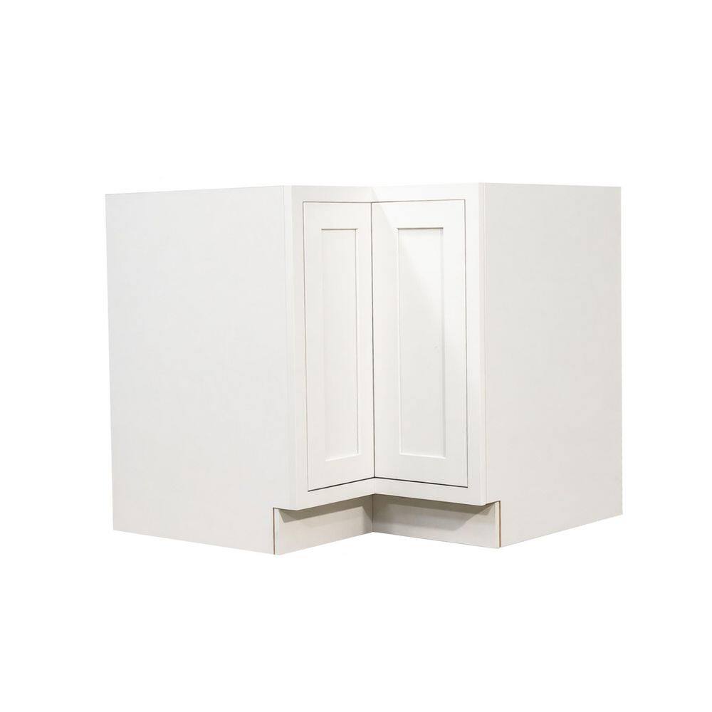 37 in. W x 25 in. D x 34.5 in. H Plywood Corner Lazy Susan Base with Shelf in Beige price history on PriceWatchPro