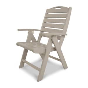 Yacht Club Sand Castle Highback Patio Folding Chair