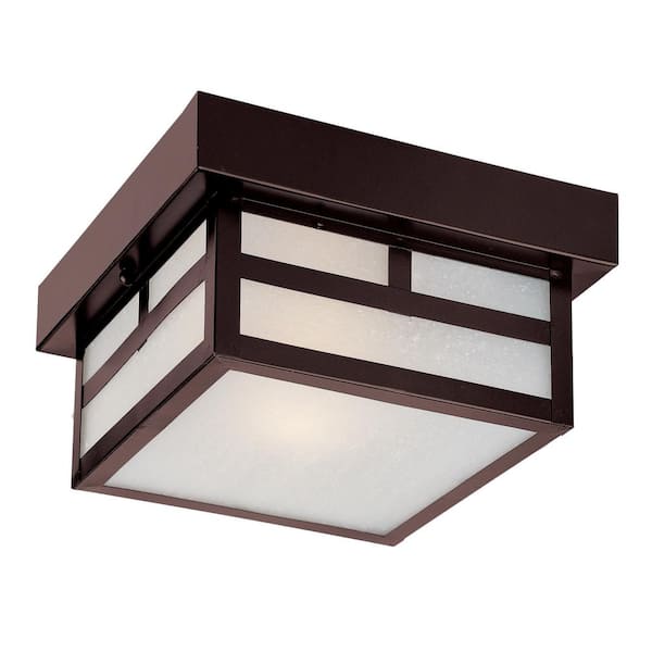Acclaim Lighting Artisan Collection 1-Light Architectural Bronze Outdoor Ceiling-Mount Light