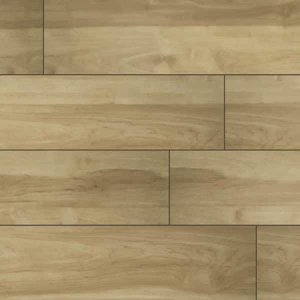 A&A Surfaces Canopy Island 20 MIL x 9 in. W x 60 in. L Waterproof Click Lock Luxury Vinyl Plank Flooring (18.7 sq. ft./case)