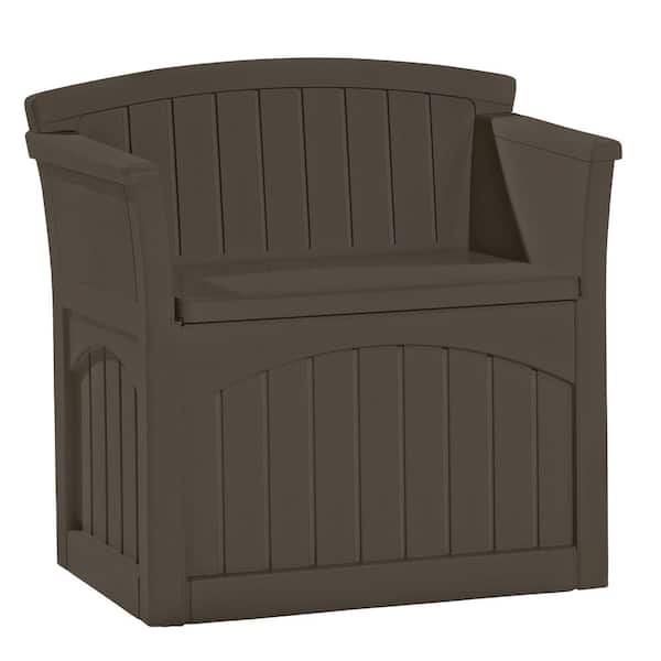 Suncast 31 Gal Patio Storage Seat Pb2600j, Suncast 50 Gallon Patio Bench With Storage Decorative Resin Outdoor
