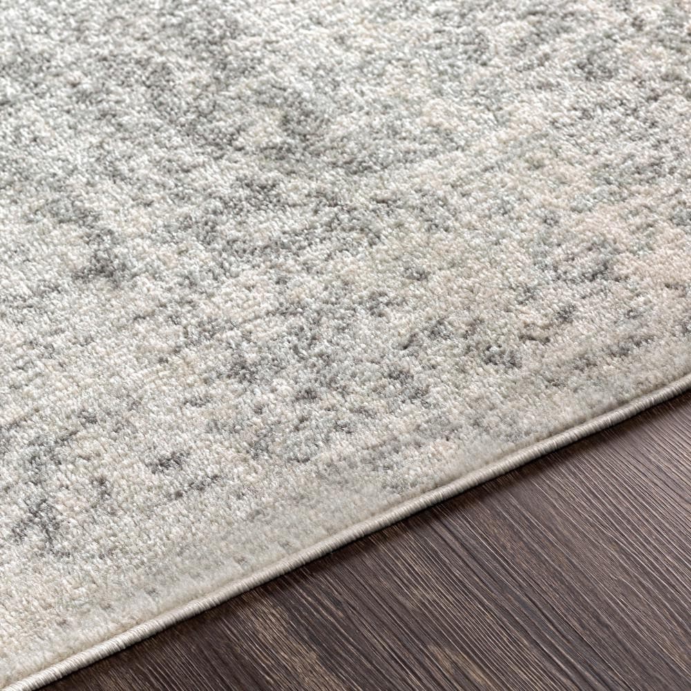 Demeter Gray 12' x 15' Synthetic Easy Care Area Rug