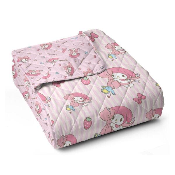 THE NORTHWEST GROUP My Melody Stripes Quilted Multicolor Throw