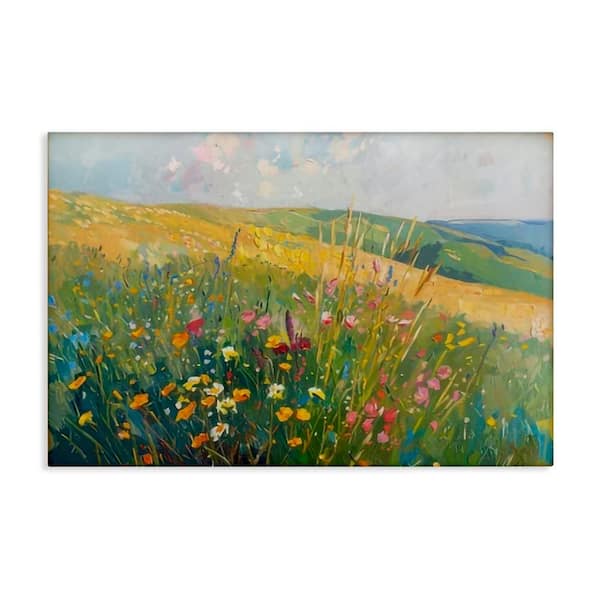 Stupell Industries Wildflower Hills View by LSR Design Studio Unframed Nature Graphic Art Print 16 in. x 24 in.