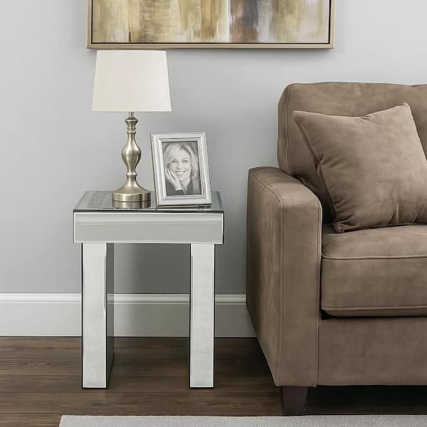 Reese 48 in. Cherry Brown Rectangle Resin Coffee Table with Four Leg