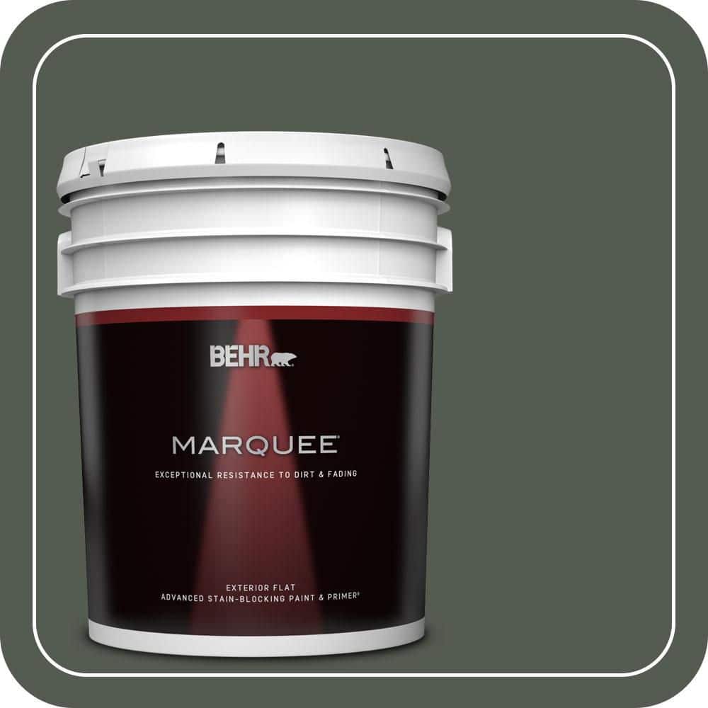 5 gal. #N410-7 North Woods Flat Exterior Paint & Primer product image for price tracking