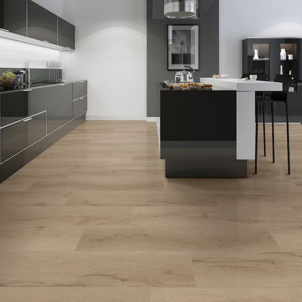 Clifton Oak 22 MIL x 8.7 in. W x 59 in. L Click Lock Waterproof Luxury Vinyl Plank Flooring (25 sq. ft./case)