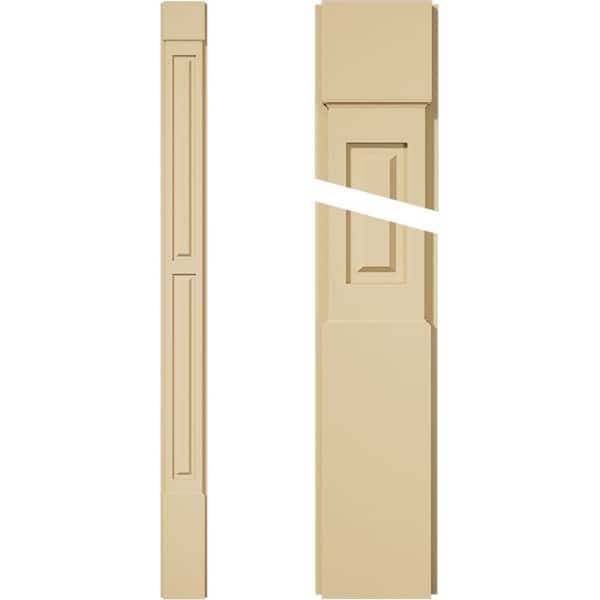 Ekena Millwork 2 in. D x 7 in. W x 90 in. L Primed Polyurethane Pilaster 1- Pack