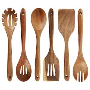 Kaluns 21-Piece Red Utensils Wood And Silicone Cooking Utensil Set HD ...