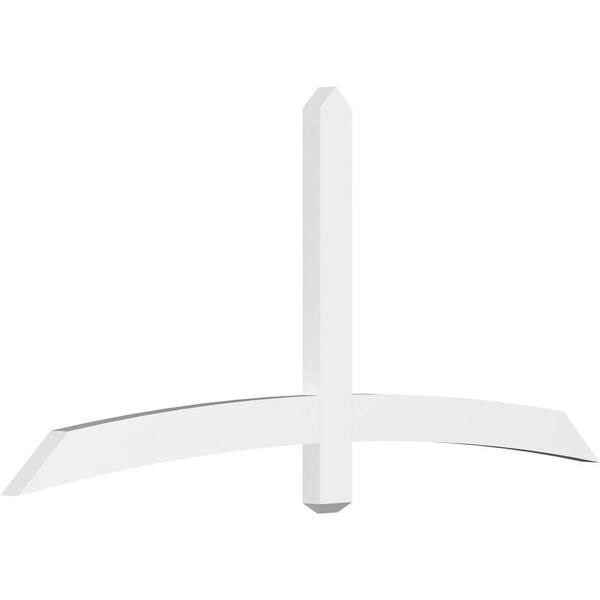 Ekena Millwork Bellingham 72 in. W x 33 in. H x 2 in. D Signature Polyurethane Bracket