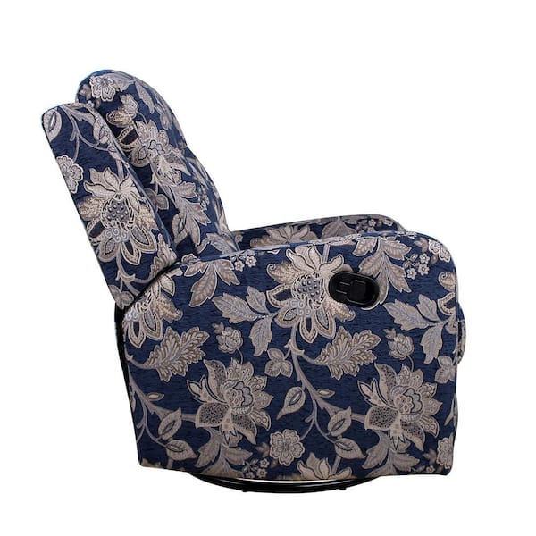 floral swivel rocker