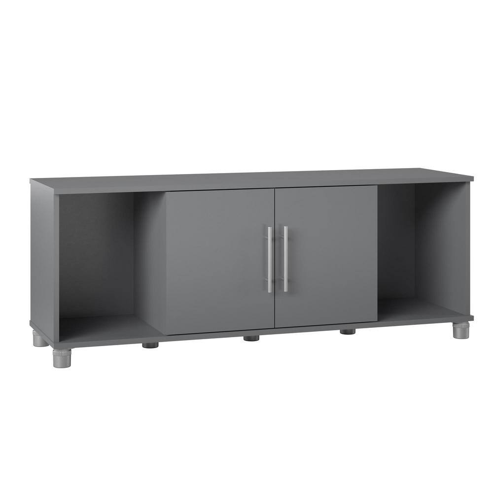 Colwyn 54 in. W x 18 in. H x 15 in. D Freestanding Cabinet in Graphite Gray price history on PriceWatchPro