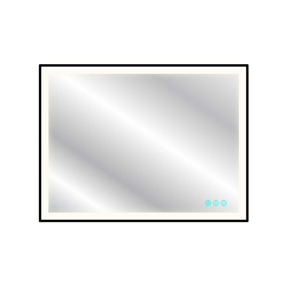 M21 Serie 48 in. W x 36 in. H Rectangular Framed with Tri Color Wall Mount 