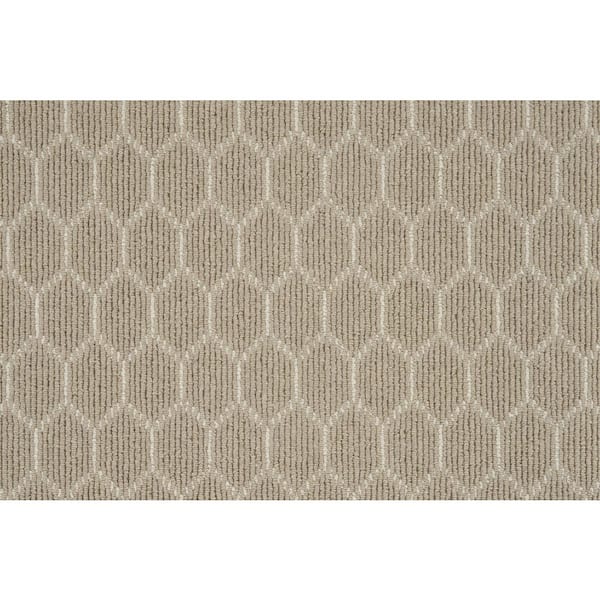 Natural Harmony Entanglement Plains/Ivory Custom Rug with Pad