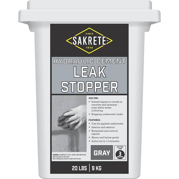 SAKRETE 20 lb. Gray Leak Stopper