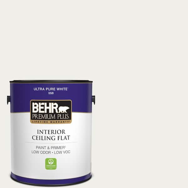 1 gal. #PWN-53 White Mink Ceiling Flat Interior Paint