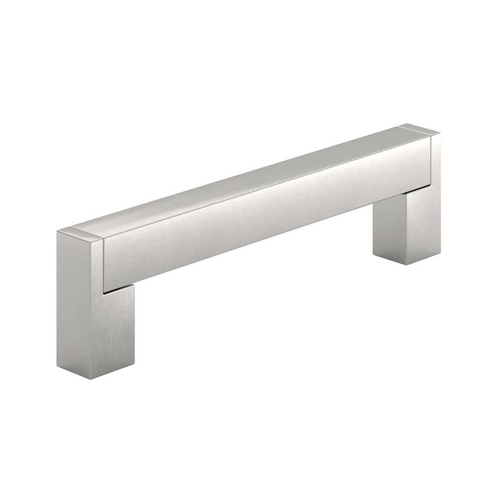 Lipari Collection 5-1/16 in. (128 mm) Modern Brushed Nickel Rectangular Cabinet Bar Pull price history on PriceWatchPro