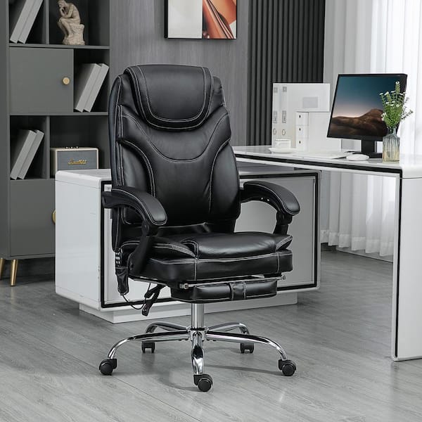【専用】DANTE ワゴン Come As You Are ブラック Vinsetto PU Leather Vibration Massage Office Chair with 6 Points