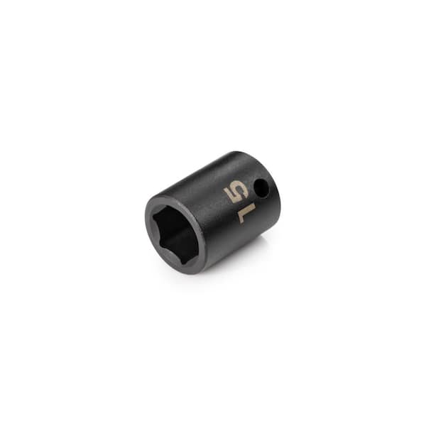3/8 in. Drive x 15 mm 6-Point Impact Socket