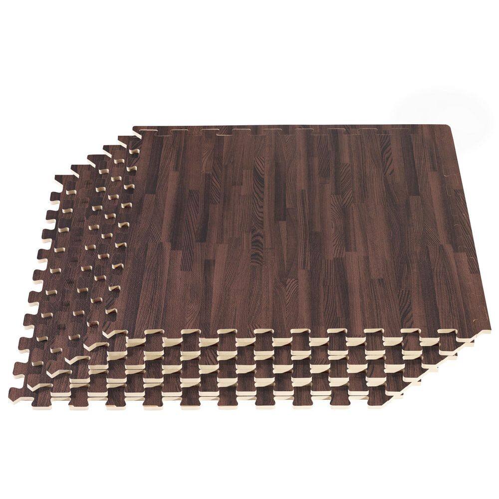 Cherry Printed Wood Grain 24 in. x 24 in. x 3/8 in. Interlocking EVA Foam Flooring Mat (24 sq. ft. / pack) price history on PriceWatchPro