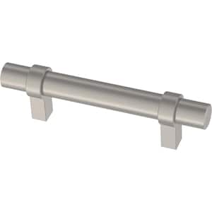Simple Wrapped Bar 3 in. (76 mm) Stainless Steel Cabinet Drawer Pull (30-Pack)