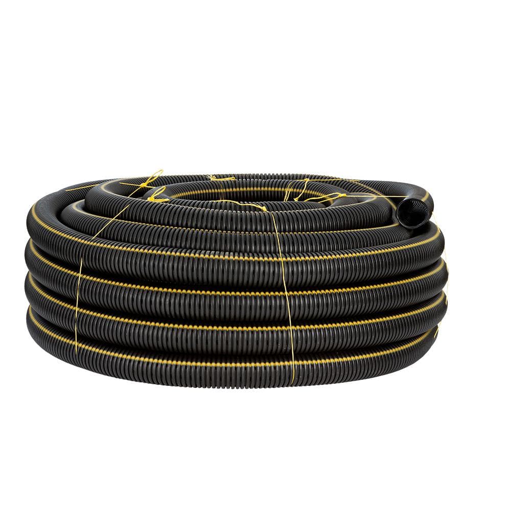 Pro 4 in. x 100 ft. HDPE Leach Bed Drain Pipe HP4100L The Home Depot