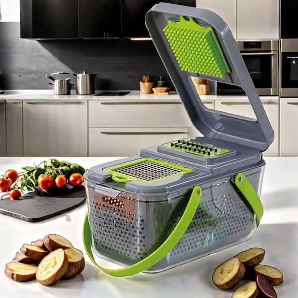 Lynzavix 22-in-1 Vegetable Chopper with Container, Multi Kitchen