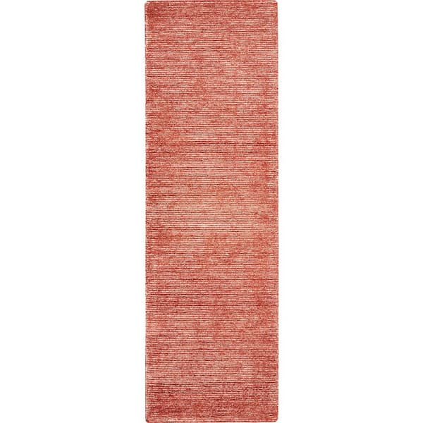 Weston Brick 2 ft. x 8 ft. Solid Contemporary Kitchen Runner Area Rug