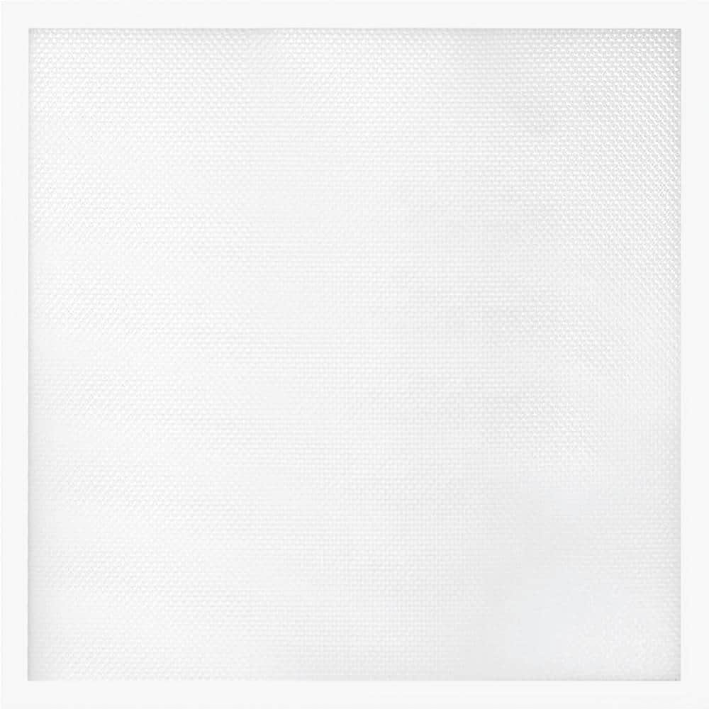 White Aluminum 24" Square LED Ceiling Light Panel
