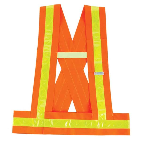 Ergodyne GLoWEAR 3XL Plus Orange Hi-Vis Type O Class 1 Breakaway Sash