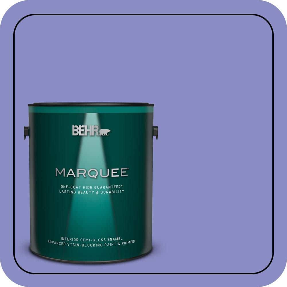 BEHR MARQUEE 1 gal. #P550-5 Carriage Ride Semi-Gloss Enamel Interior ...