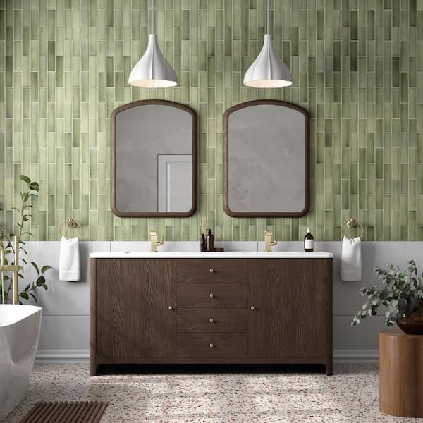 Gracyn 72.0 in. W x 21.5 in. D x 35.88 in. H Double Bath Vanity in Sable with White Zeus Silestone Quartz Top