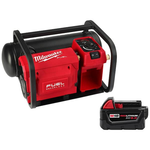 Milwaukee air outlet compressor 18v