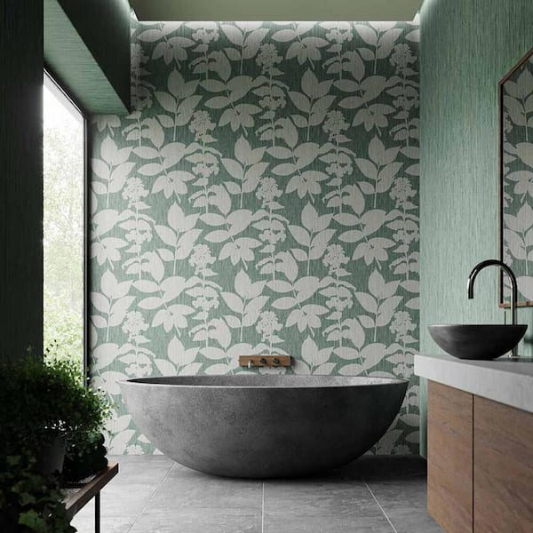 Aspen Pine Green Wallpaper