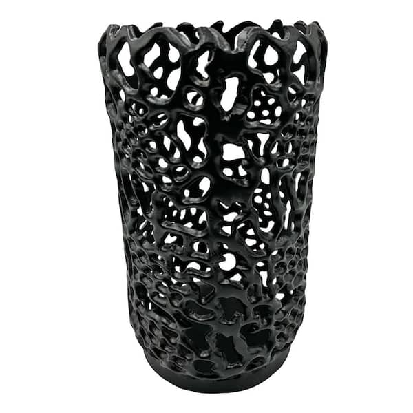castellousa 12.5 in. Cylinder Nest Candle Holder in Black