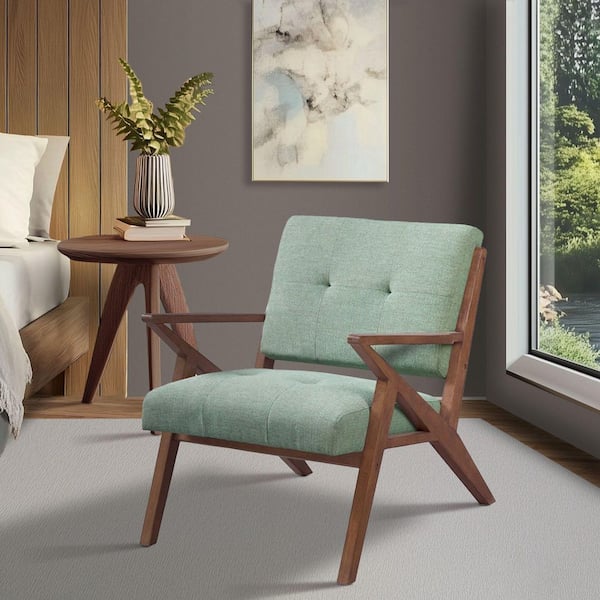 INK+IVY Rocket Seafoam Tufted Lounge Arm Chair IIF18-0058 - The