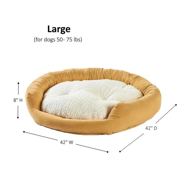 https://images.thdstatic.com/productImages/1d01cf31-18ef-4b39-acdc-9f72b11a2d65/svn/cream-happy-hounds-dog-beds-db300l-cream-e1_600.jpg