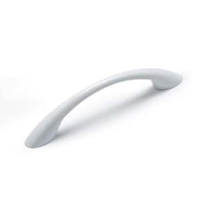 Charleston Collection 3 3/4 in. (96 mm) White Modern Cabinet Arch Pull