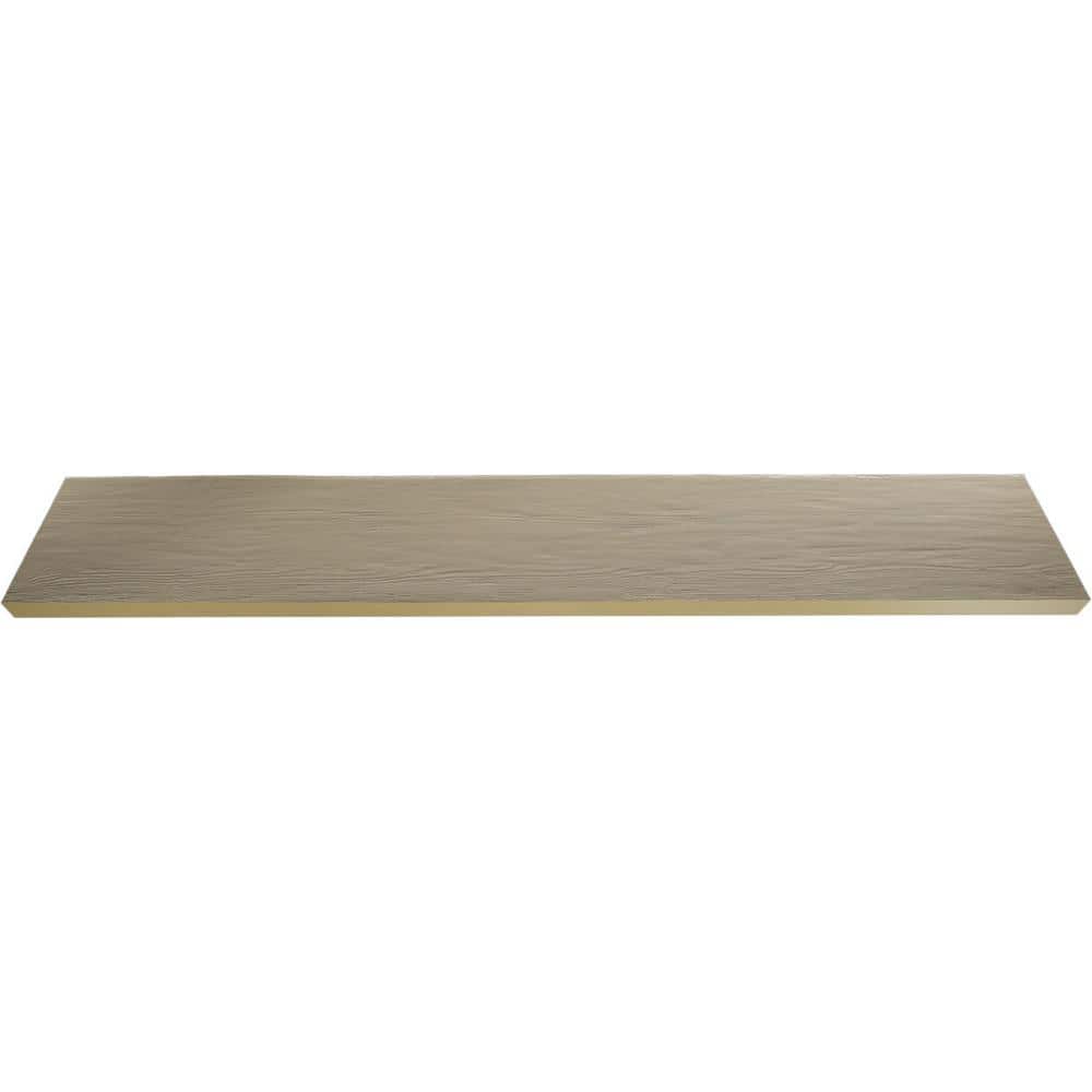Champagne Mist Faux Wood Beam Plank, 10' x 4"