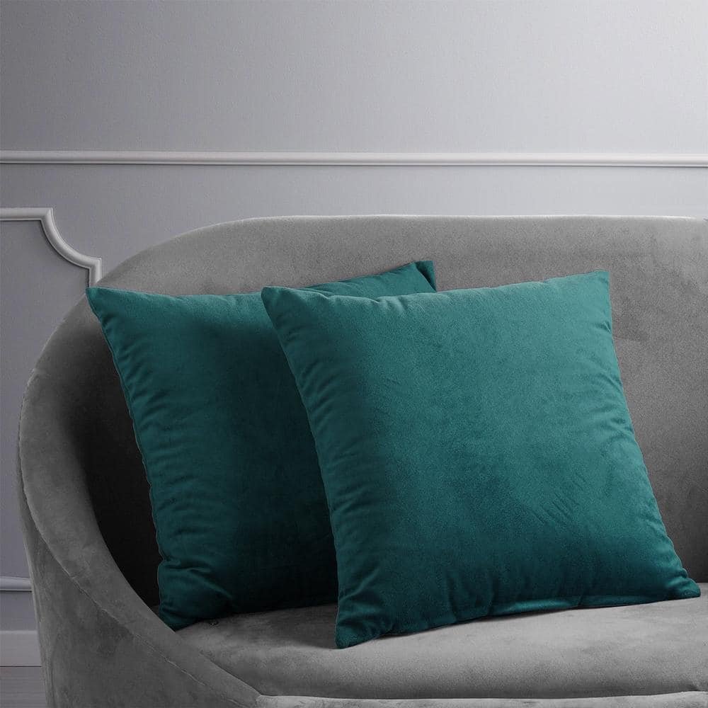 Exclusive Fabrics & Furnishings Signature Everglade Teal Blue Velvet