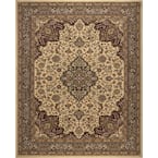 Home Decorators Collection Silk Road Red 8 ft. x 10 ft. Medallion Area Rug  30907 - The Home Depot