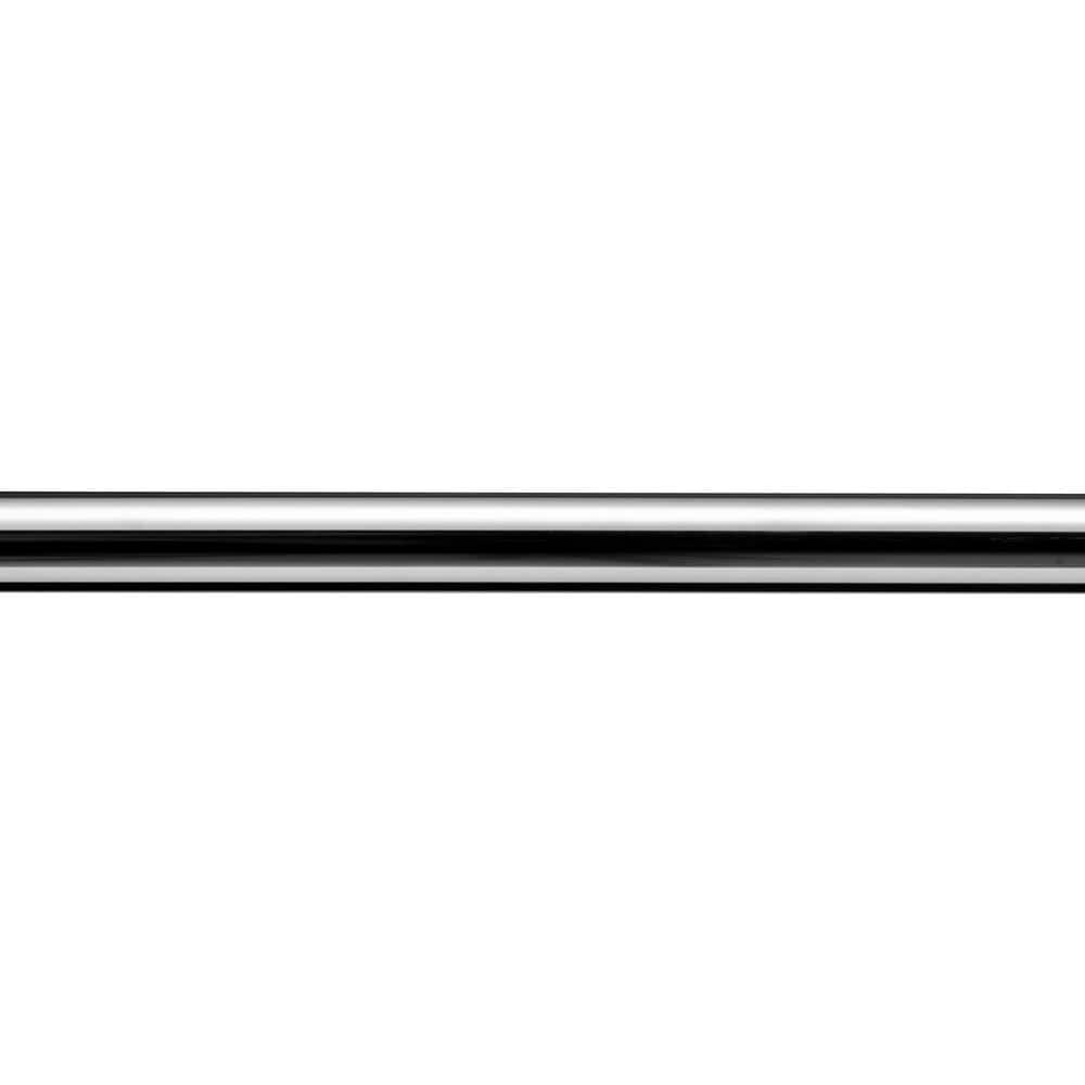 Adjustable Polished Chrome Stainless Steel Tension Shower Rod 48-86in