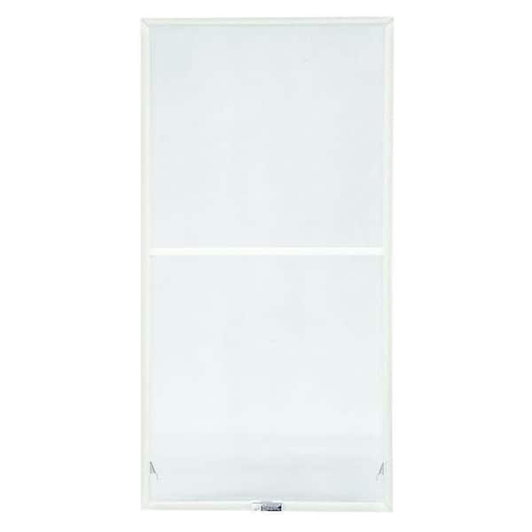 31-7/8 in. x 38-27/32 in. 200 and 400 Series White Aluminum Double-Hung TruScene Window Screen