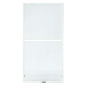 31-7/8 in. x 38-27/32 in. 400 and 200 Series White Aluminum Double-Hung Window TruScene Insect Screen