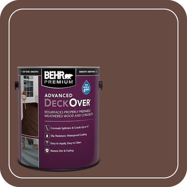 1 gal. #SC-117 Russet Smooth Solid Color Exterior Wood and Concrete Coating