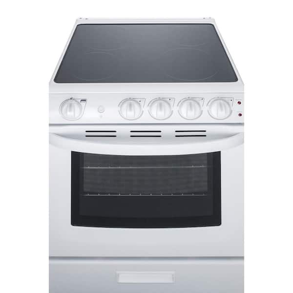 SUMMIT 24 Wide Smooth Top Electric Range - CLRE24