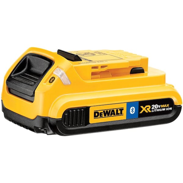 DEWALT 20-Volt MAX XR Lithium-Ion Compact Battery Pack 2.0Ah with Bluetooth Connectivity