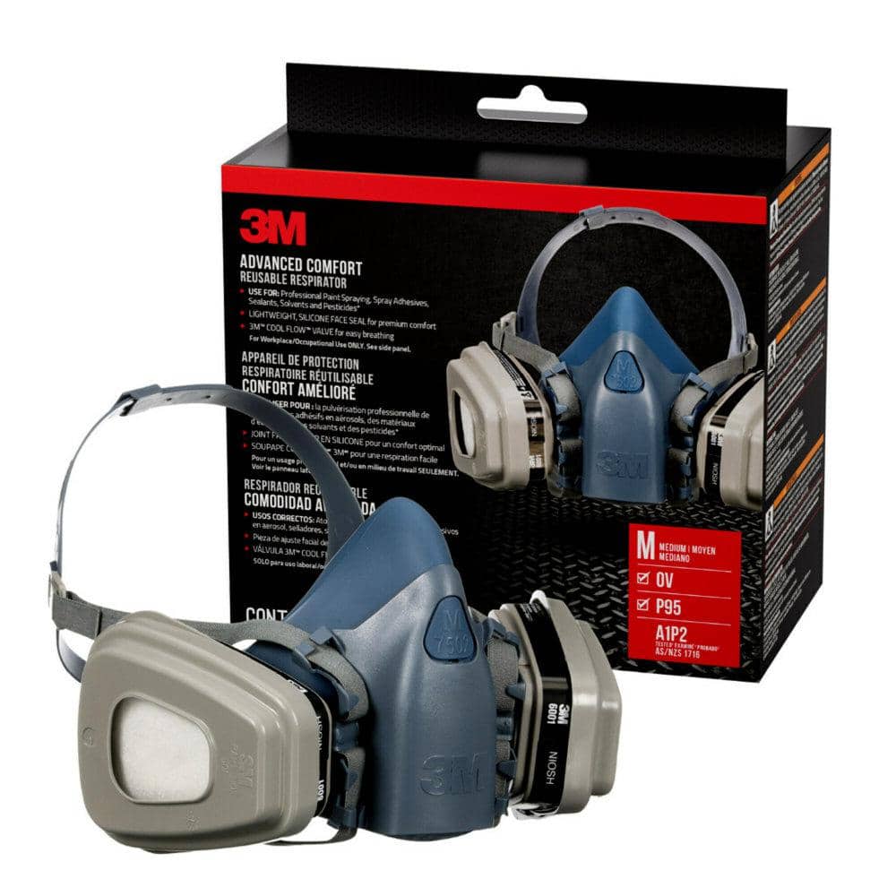 Professional Paint Spray Respirator Medium