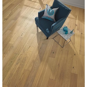 Plainview Pebble White Oak 3/8 in.T X 5 in. W  Wire Brushed Engineered Hardwood Flooring (29.53 sq.ft./case)